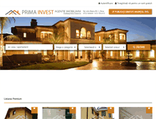 Tablet Screenshot of prima-invest.ro